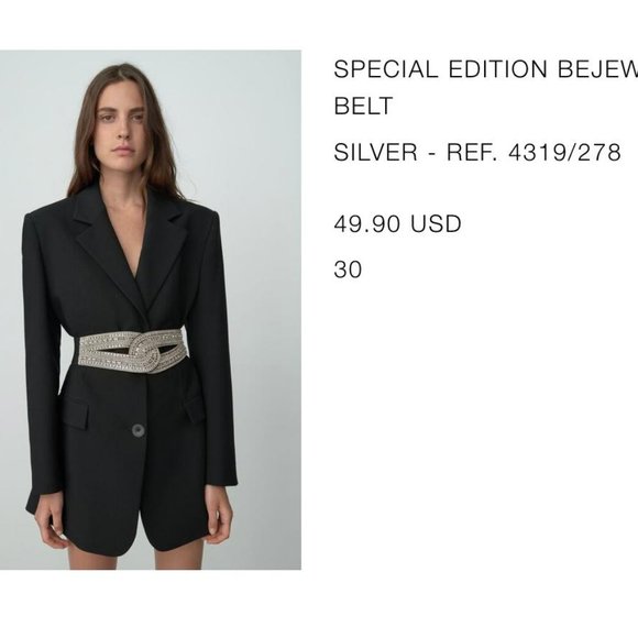 Zara Accessories - Woman’s Zara Decor Belt